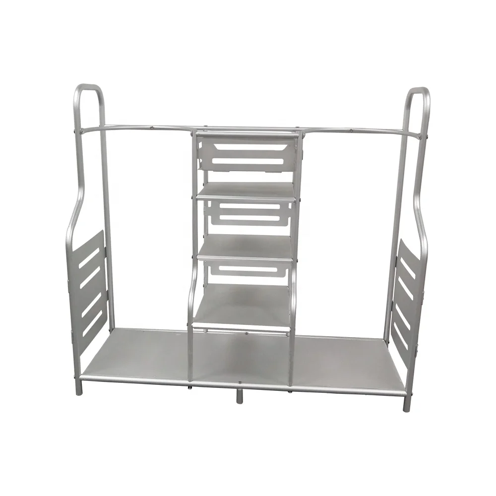 Golf Bag Storage Rack Organizer For Golf Bag And Accessories, Silver
Golf Bag Storage Rack Organizer For Golf Bag And Accessories, Silver