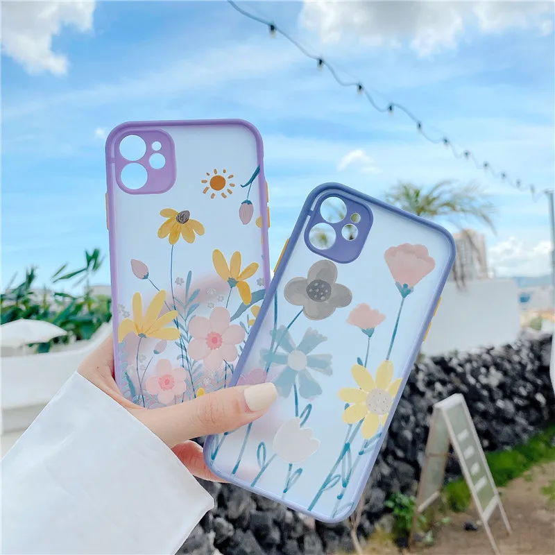 Sunflower Phone Case For iPhone 12 mini 12 11 Pro Max Xs Xr Xs Max 7 8 Plus Lens Camera Protection Matte PC Back Cover, Multi colors
Sunflower Phone Case For iPhone 12 mini 12 11 Pro Max Xs Xr Xs Max 7 8 Plus Lens Camera Protection Matte PC Back Cover, Multi colors