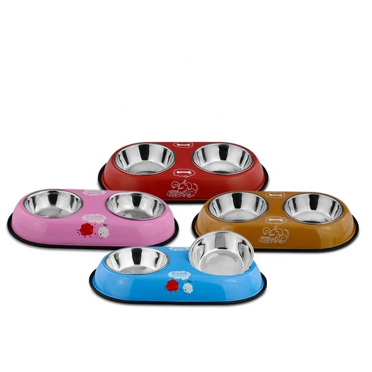 Hot Sale Colorful Detachable Pet Anti Spill Food Bowl Stainless Steel Double Dog Feeder, Picture
Hot Sale Colorful Detachable Pet Anti Spill Food Bowl Stainless Steel Double Dog Feeder, Picture