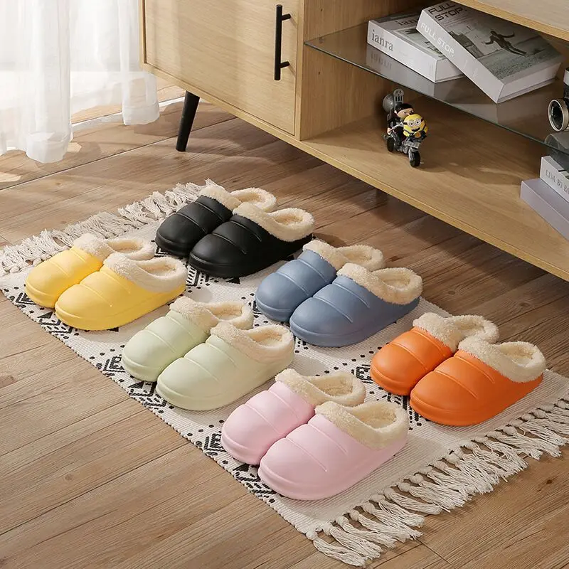 Hot selling simple comfortable cotton slippers male home waterproof warm winter cotton shoes female in stock
Hot selling simple comfortable cotton slippers male home waterproof warm winter cotton shoes female in stock