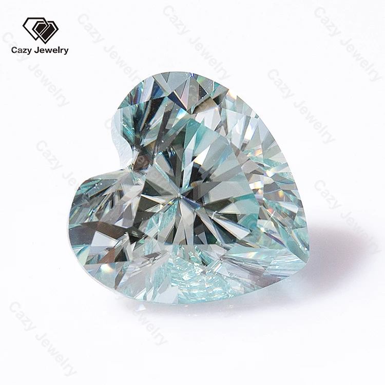 Cazy heart moissanite VVS1 6.5mm 1ct heart shape moissanite heart cut blue moissanite
Cazy heart moissanite VVS1 6.5mm 1ct heart shape moissanite heart cut blue moissanite