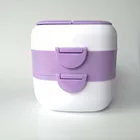 New products double layer stainless steel pot rice cooker with steamer
