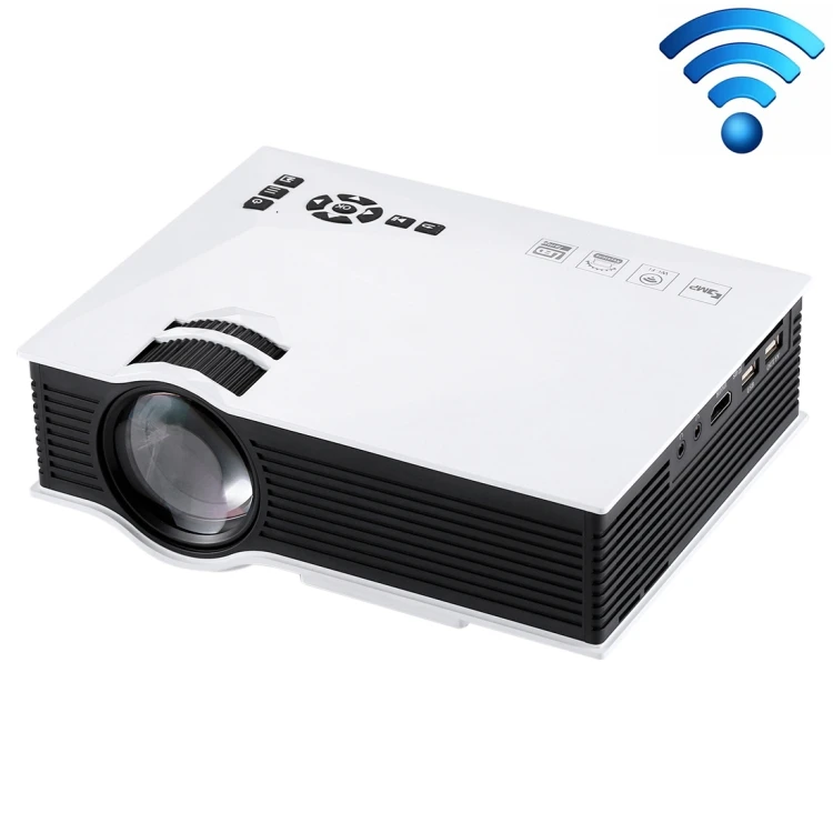 

High Quality UC68 1200 Lumens Mini HD Projector 800 x 480 Digital LED Projectors with Remote Control