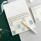 Student Office Weekly Planner Spiral Paper Journal Notebook