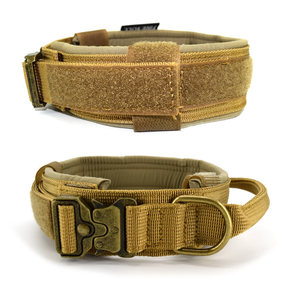 Tactical Dog Training Collar Durable Military Nylon Adjustable Hemp Dog Collar For Small Large Dogs K9, Can be customized color
Tactical Dog Training Collar Durable Military Nylon Adjustable Hemp Dog Collar For Small Large Dogs K9, Can be customized color