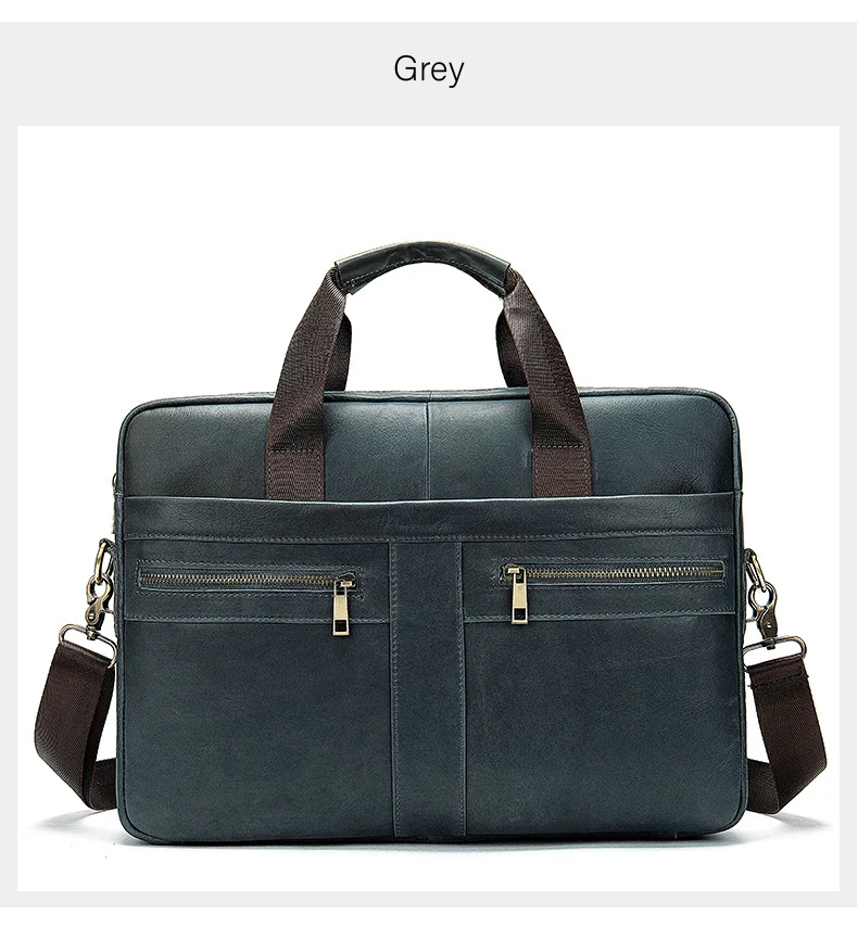 High quality wholesale waterproof laptop handbag genuine real leather briefcase office bags for men
High quality wholesale waterproof laptop handbag genuine real leather briefcase office bags for men