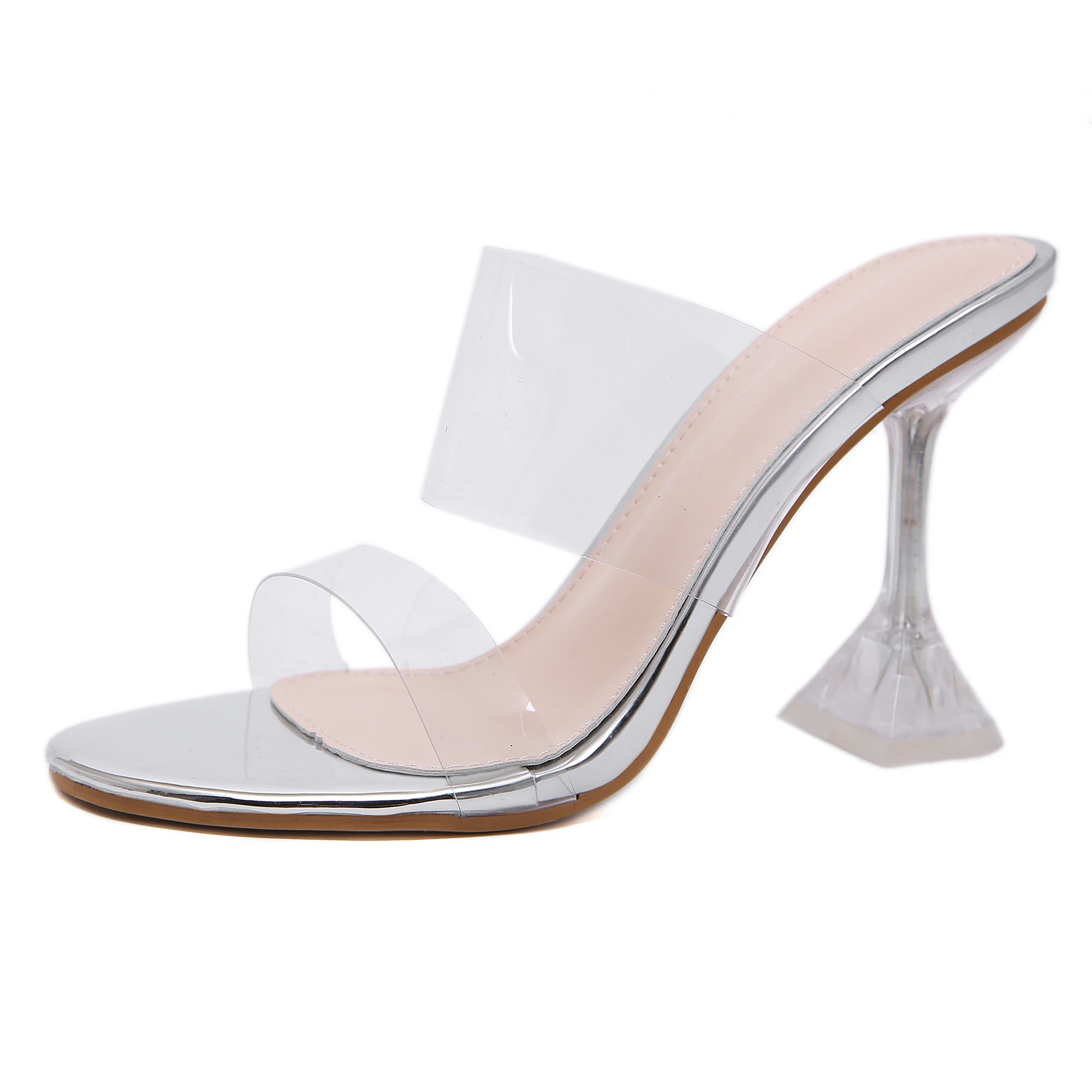 New Release Women Transparent Wine Cup Heel Sandals Fashion Clear PVC Sandals For Women
New Release Women Transparent Wine Cup Heel Sandals Fashion Clear PVC Sandals For Women