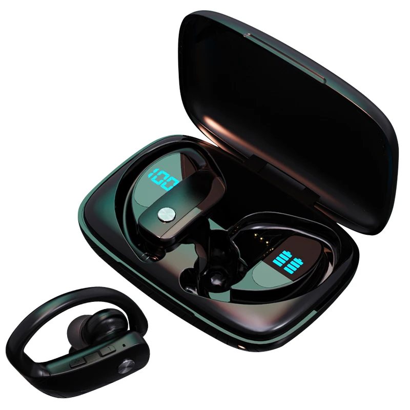Dropshipping Ear Hook Earbuds Waterproof With Mic LED Display True Earphones Wireless Headphones, Custom color
Dropshipping Ear Hook Earbuds Waterproof With Mic LED Display True Earphones Wireless Headphones, Custom color