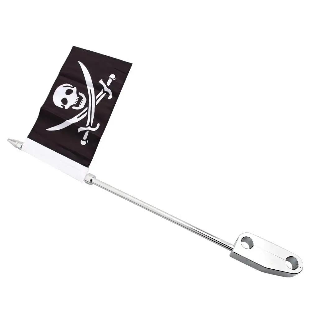 Motorcycle Saddle Bag Guard Bar Flag Pole Luggage Rack Rear Side Mount For Harley Touring Electra Glide Tour FLHTCU FLHTC FLHT