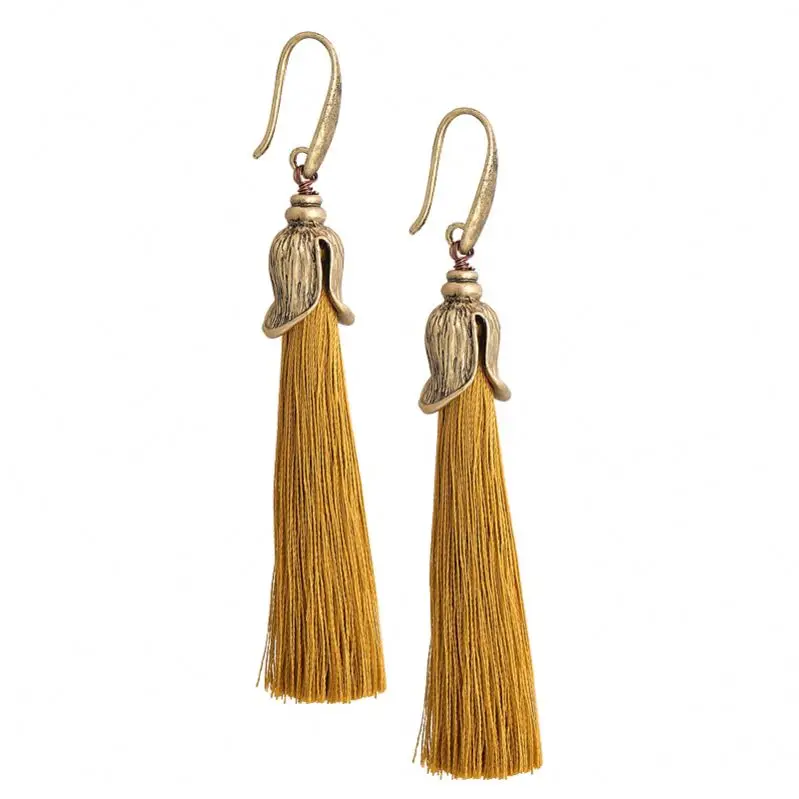 Fashion earring designs new model earrings high quality multicolor winter tassel drop earring, Antique gold
Fashion earring designs new model earrings high quality multicolor winter tassel drop earring, Antique gold
