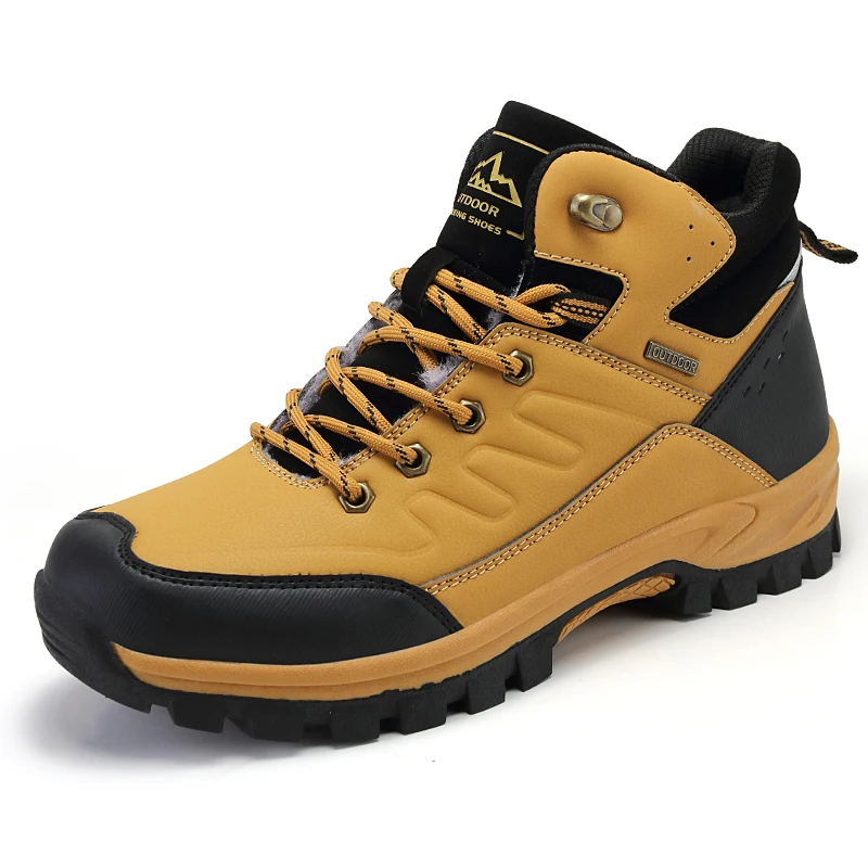 Men Hiking Shoes Waterproof Leather Shoes Climbing & Fishing Boots New Outdoor Sports Trainers High Top Winter Trekking Sneakers, Black
Men Hiking Shoes Waterproof Leather Shoes Climbing & Fishing Boots New Outdoor Sports Trainers High Top Winter Trekking Sneakers, Black