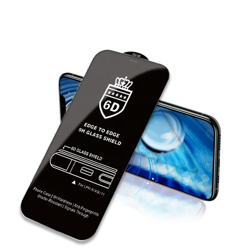 Factory Price 6D Big Radian Full Glue Tempered Glass Screen Protector For iPhone, Black
Factory Price 6D Big Radian Full Glue Tempered Glass Screen Protector For iPhone, Black