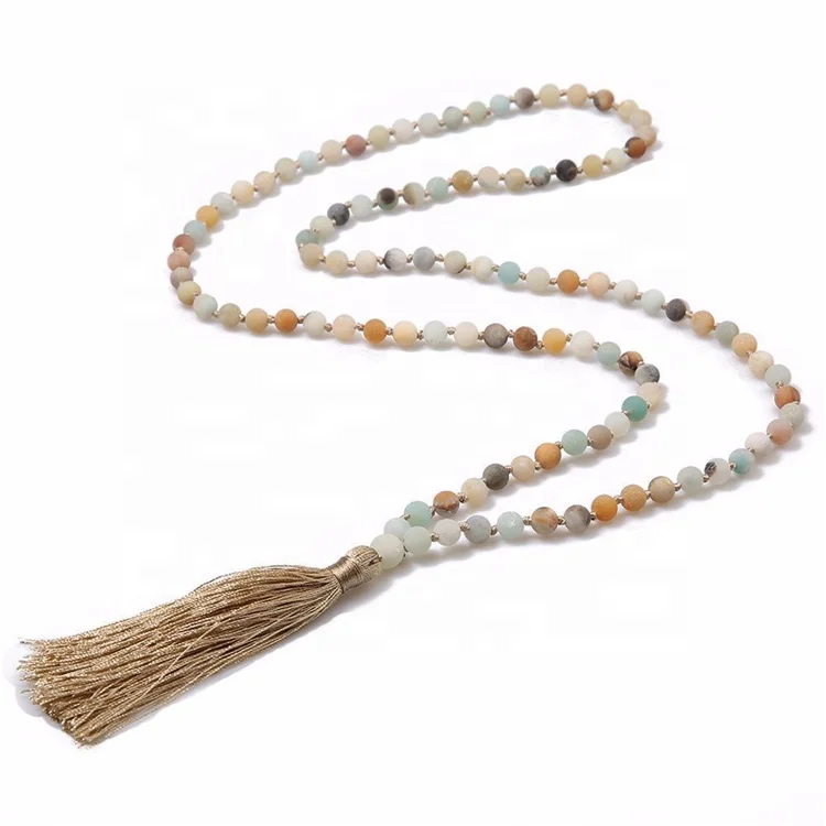 Wholesale Fashion Handmade Bohemian Jewelry 4mm Gemstone Women Tassel Pendant Necklace, Multi-color
Wholesale Fashion Handmade Bohemian Jewelry 4mm Gemstone Women Tassel Pendant Necklace, Multi-color