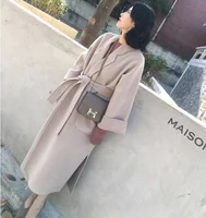 Free shipping Autumn winter Max USA hign quality hotsale Caramel color long loose comfortable double side wool female overcoat
Free shipping Autumn winter Max USA hign quality hotsale Caramel color long loose comfortable double side wool female overcoat