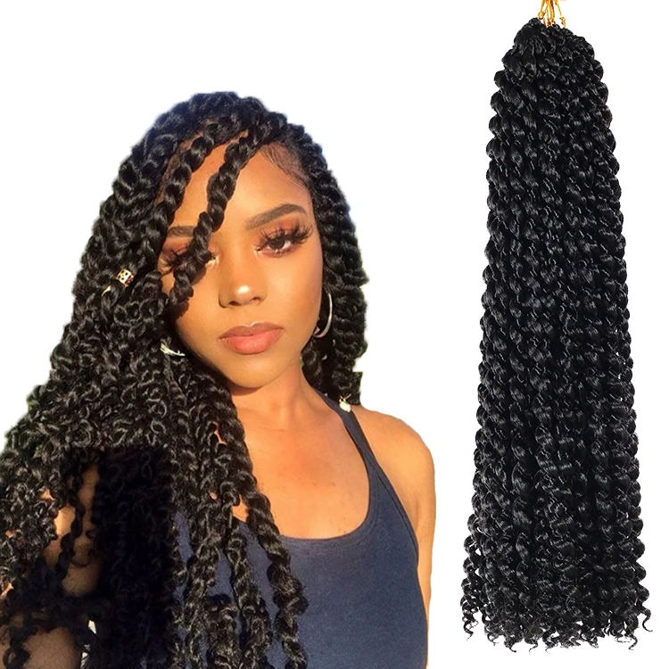 passion twist hair African fashion synthetic kinky crochet braiding hair extension passion twist crochet hair water wave, All colors
passion twist hair African fashion synthetic kinky crochet braiding hair extension passion twist crochet hair water wave, All colors