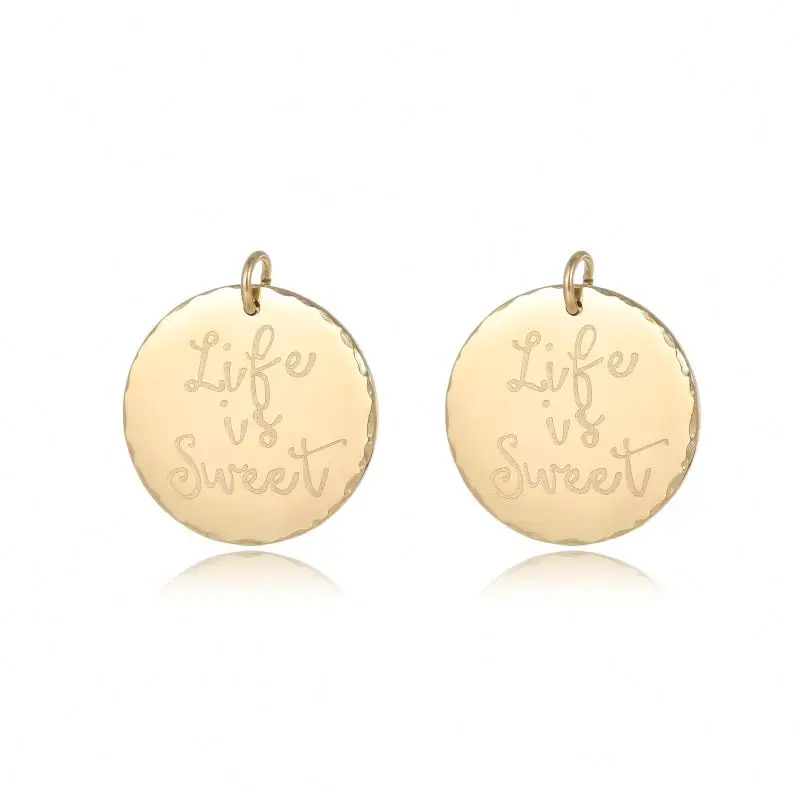 Gold-plated stainless steel lettering life is sweet necklace accessories pendant necklace female fashion simple accessories
Gold-plated stainless steel lettering life is sweet necklace accessories pendant necklace female fashion simple accessories