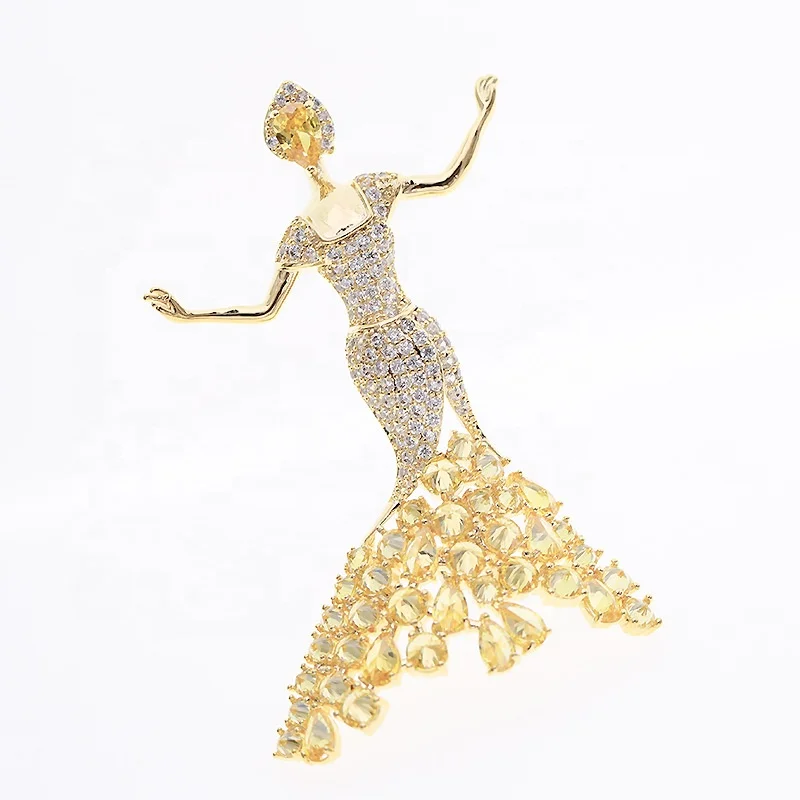 Portrait Zircon Personality Brooch Fashion Simple Hollow Brooch Creative Princess Dress Brooch, Colorful
Portrait Zircon Personality Brooch Fashion Simple Hollow Brooch Creative Princess Dress Brooch, Colorful