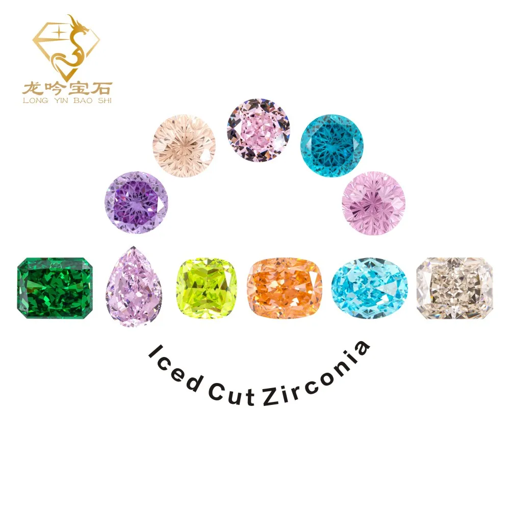 On Sale Loose Gemstones White 5A Crushed Ice CZ Stone Synthetic Heart Ice Cut Cubic Zirconia
On Sale Loose Gemstones White 5A Crushed Ice CZ Stone Synthetic Heart Ice Cut Cubic Zirconia