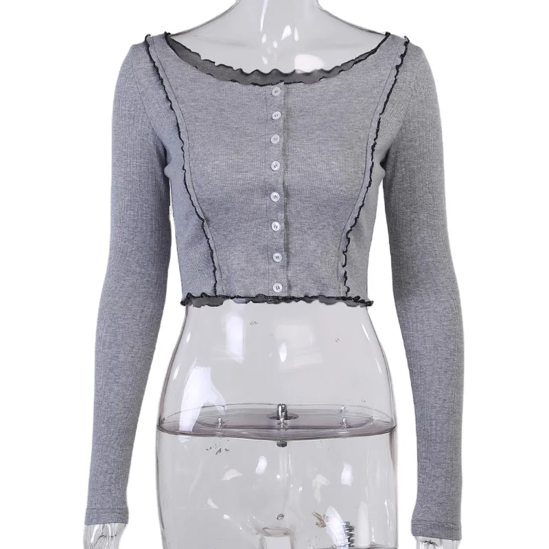 2020 new arrivals Autumn collection women sexy long sleeve v neck knit blouse ladies crop tops
2020 new arrivals Autumn collection women sexy long sleeve v neck knit blouse ladies crop tops