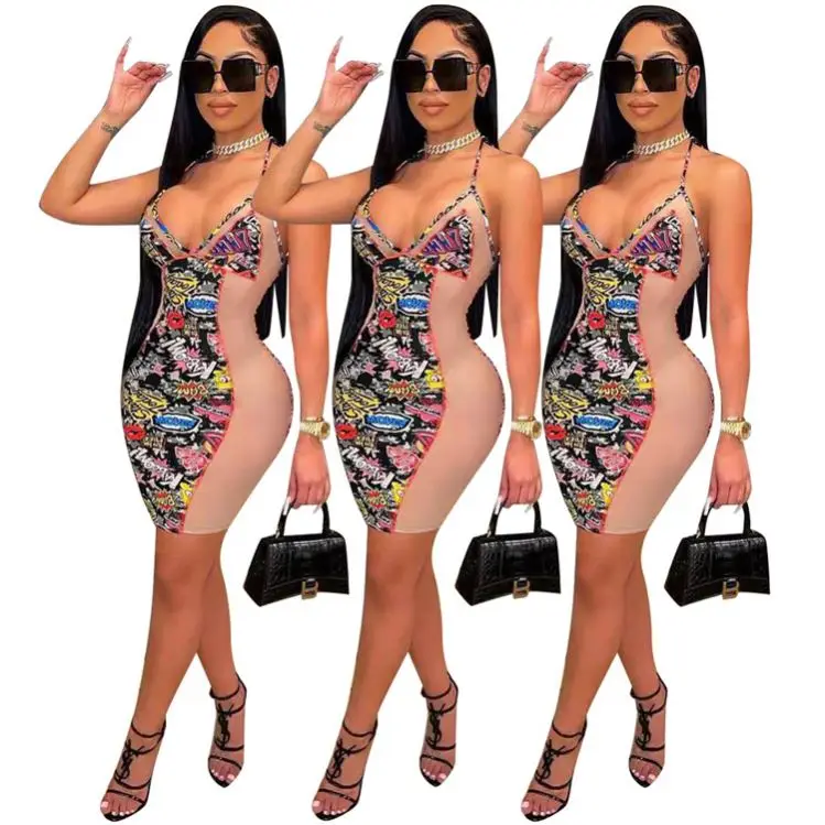 D97017 Best Sellers Halter Sexy Fashionable Vestidos cortos Woman Casual Short Mini Dress 2021 Women Sexy Dresses
D97017 Best Sellers Halter Sexy Fashionable Vestidos cortos Woman Casual Short Mini Dress 2021 Women Sexy Dresses