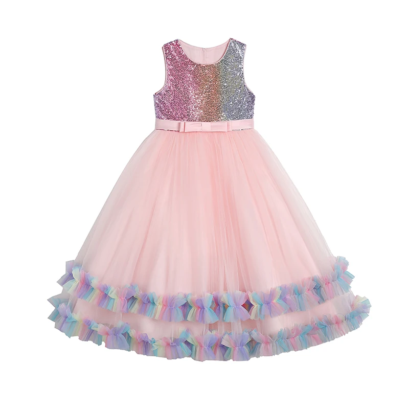 CK1803 New Children Girls Sleeveless Long Princess Summer Dresses Sequins Decoration Breathable Stickskin Wedding Flower Girl
CK1803 New Children Girls Sleeveless Long Princess Summer Dresses Sequins Decoration Breathable Stickskin Wedding Flower Girl