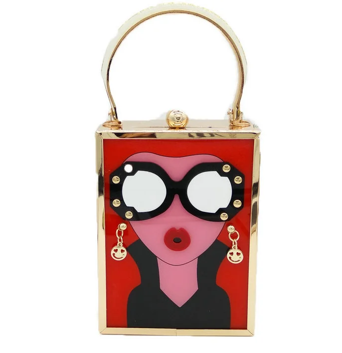 Acrylic Chain Clutch Purse Handbag Beauty Pattern Party Bags Women Evening
Acrylic Chain Clutch Purse Handbag Beauty Pattern Party Bags Women Evening