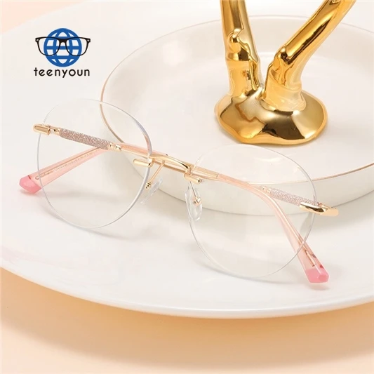 Teenyoun Fashion Ladies Bling Diamond Tr90 Metal Transparent Rhinestones Frame Anti Blue Light Optical Glasses
Teenyoun Fashion Ladies Bling Diamond Tr90 Metal Transparent Rhinestones Frame Anti Blue Light Optical Glasses