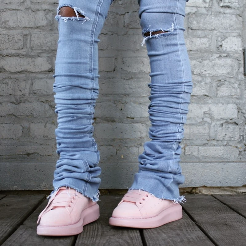 2021 wholesale women's clothing fashion high street high waist tight hole casual stacked jeans for women
2021 wholesale women's clothing fashion high street high waist tight hole casual stacked jeans for women