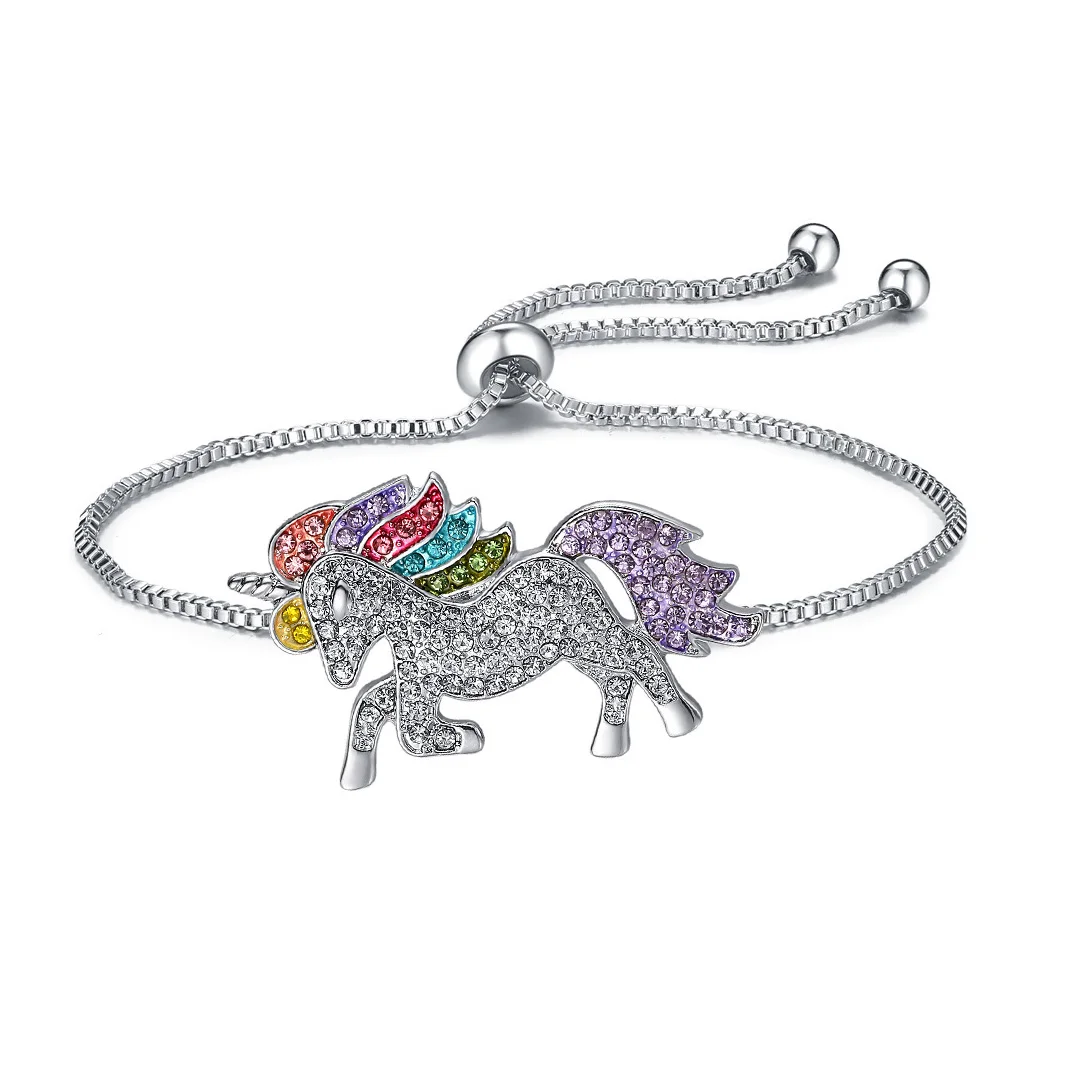 Adjustable Little Princess Rainbow Unicorn Bracelet for Baby Kids Children Girls M2268
Adjustable Little Princess Rainbow Unicorn Bracelet for Baby Kids Children Girls M2268