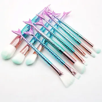 10 mermaid eye brushes small fish-shaped eyeshadow beauty makeup makeup tools makeup brush set, Picture color
10 mermaid eye brushes small fish-shaped eyeshadow beauty makeup makeup tools makeup brush set, Picture color