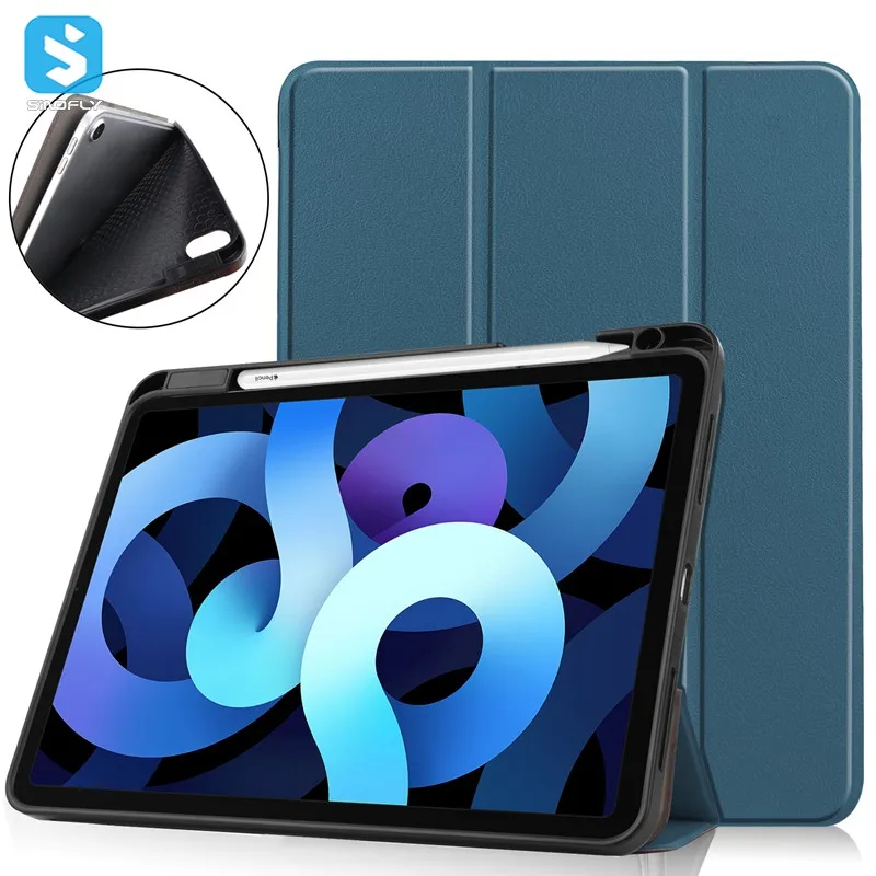 New arrivals 2020 Pu leather covers flip stand pen slot tablet case for ipad Air 4th Gen 10.9
New arrivals 2020 Pu leather covers flip stand pen slot tablet case for ipad Air 4th Gen 10.9