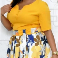 Wholesale plus size african ladies fashion designs short sleeve straight midi dress
Wholesale plus size african ladies fashion designs short sleeve straight midi dress