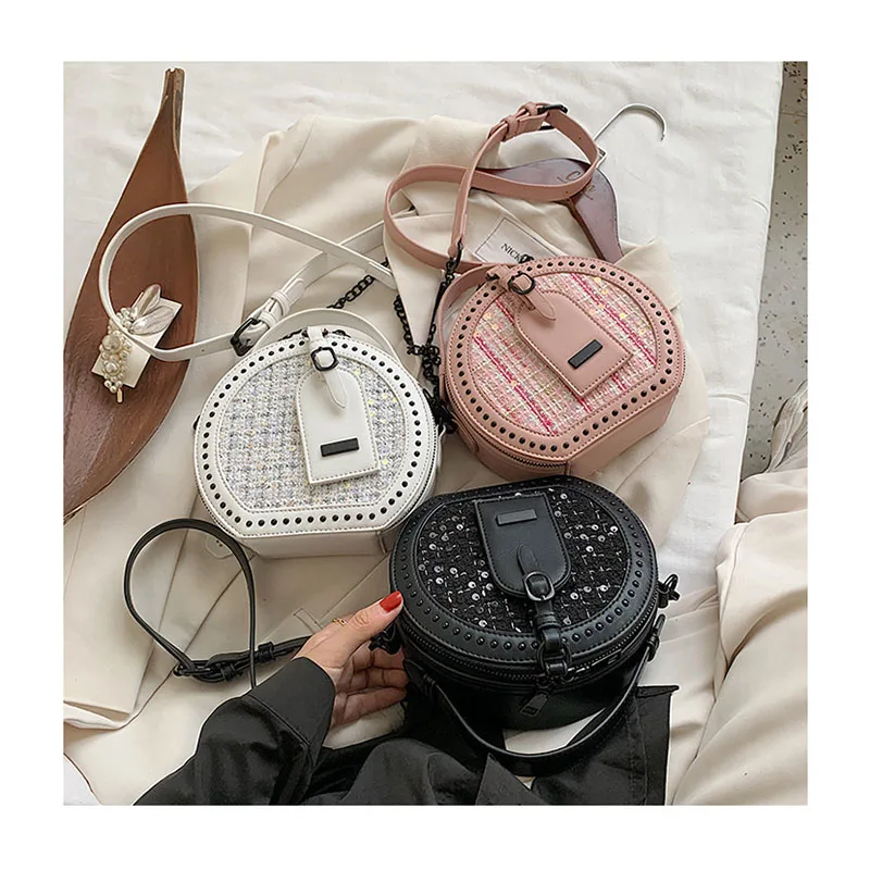 Winter NEW Fashion Crossbody Shoulder Bag For Women 2020 Luxury Handbags Women Bags Designer Tweed Tote Bag mini Round Handbags
Winter NEW Fashion Crossbody Shoulder Bag For Women 2020 Luxury Handbags Women Bags Designer Tweed Tote Bag mini Round Handbags