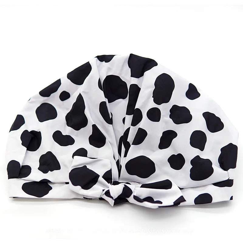 Hot Selling Household Bath Accessories Comfortable Breathable Women Waterproof Shower Cap Environmental Printed Bow Shower Cap
Hot Selling Household Bath Accessories Comfortable Breathable Women Waterproof Shower Cap Environmental Printed Bow Shower Cap