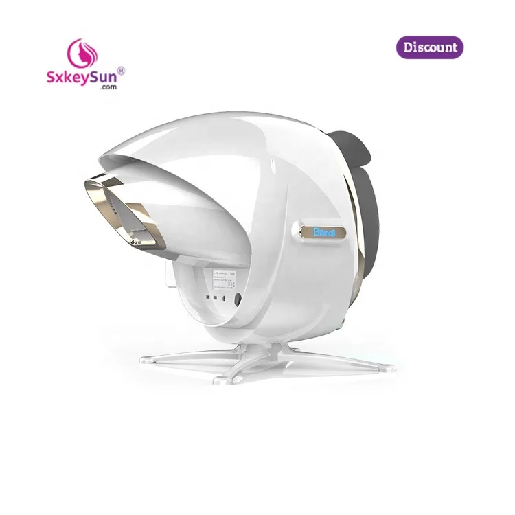 white color 14 kinds skin indicators Function commercial using 3D skin scanner portable device, Black/white
white color 14 kinds skin indicators Function commercial using 3D skin scanner portable device, Black/white
