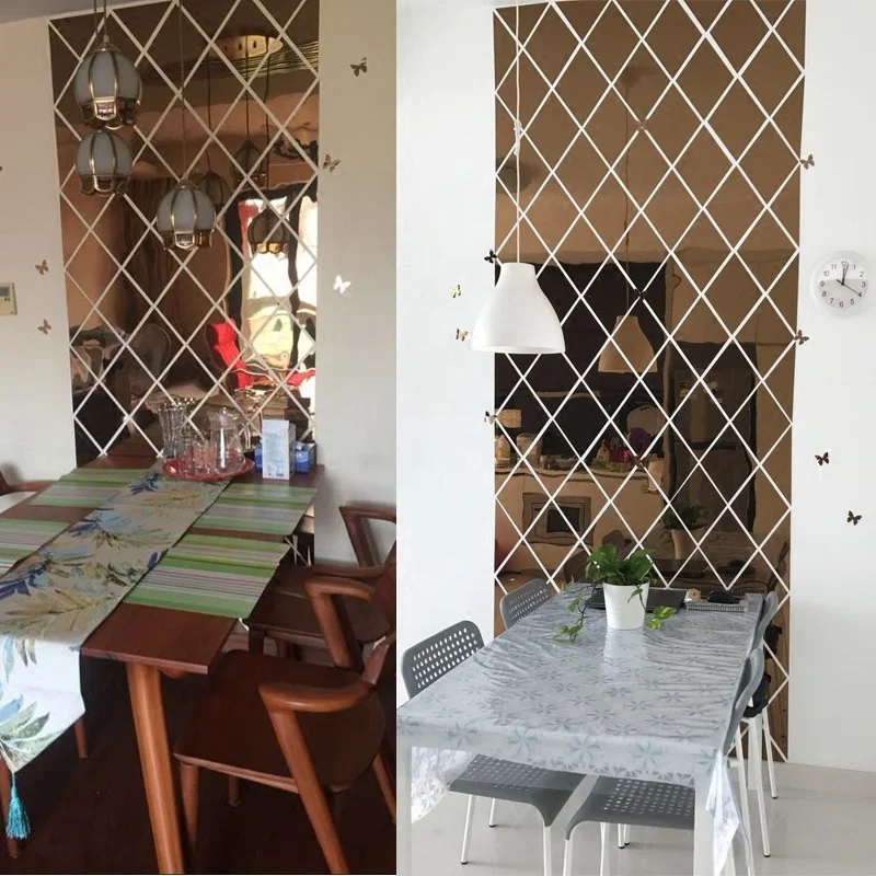 Hot sale rhombus mosaic background wall mirror wall sticker acrylic mirror decoration combination removable mirror glass sticker, Customized color
Hot sale rhombus mosaic background wall mirror wall sticker acrylic mirror decoration combination removable mirror glass sticker, Customized color