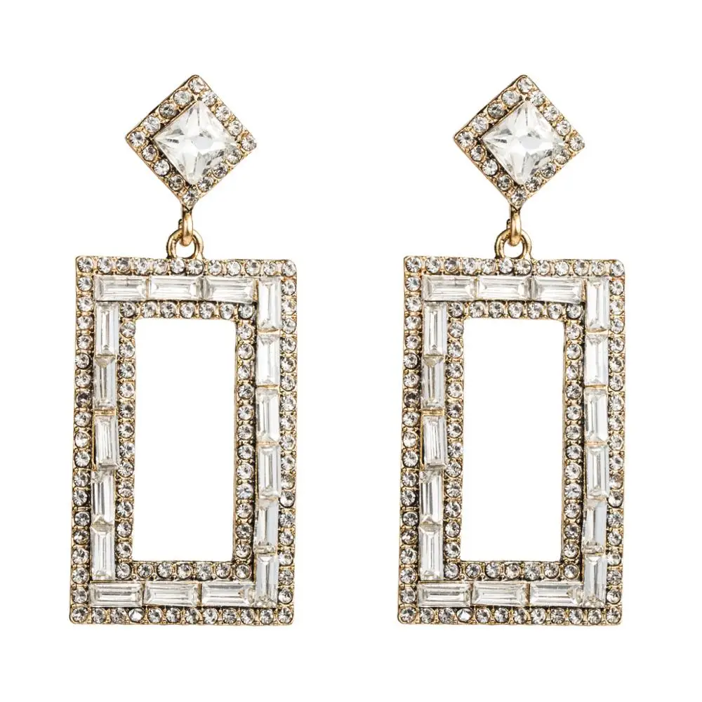 C&J Vintage Statement Hollow Geometric 4 Colors Large Square Wedding Rhinestone Stud Earrings
C&J Vintage Statement Hollow Geometric 4 Colors Large Square Wedding Rhinestone Stud Earrings