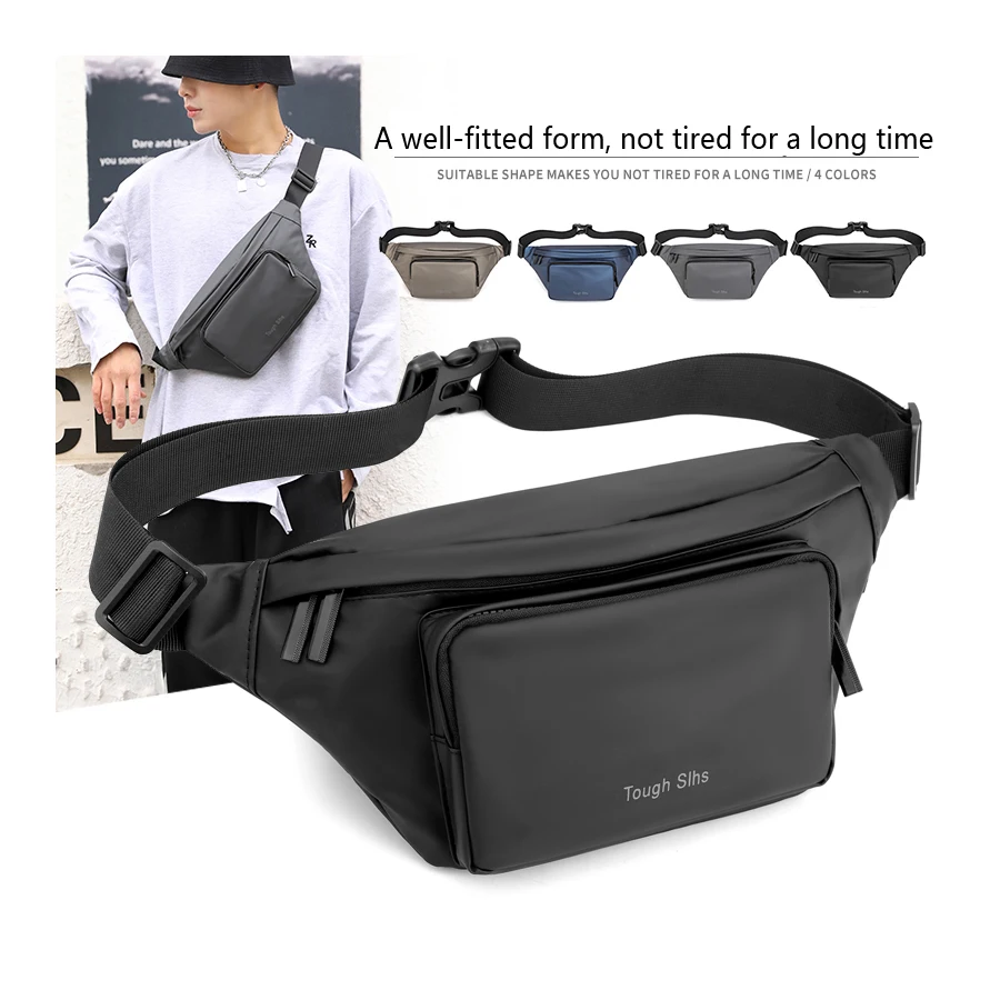 OMASKA Custom Logo Bauchtasche Waterproof Black Men Waist Bag Fashion Nylon Fanny Pack, Black,gray,champagne,blue
OMASKA Custom Logo Bauchtasche Waterproof Black Men Waist Bag Fashion Nylon Fanny Pack, Black,gray,champagne,blue