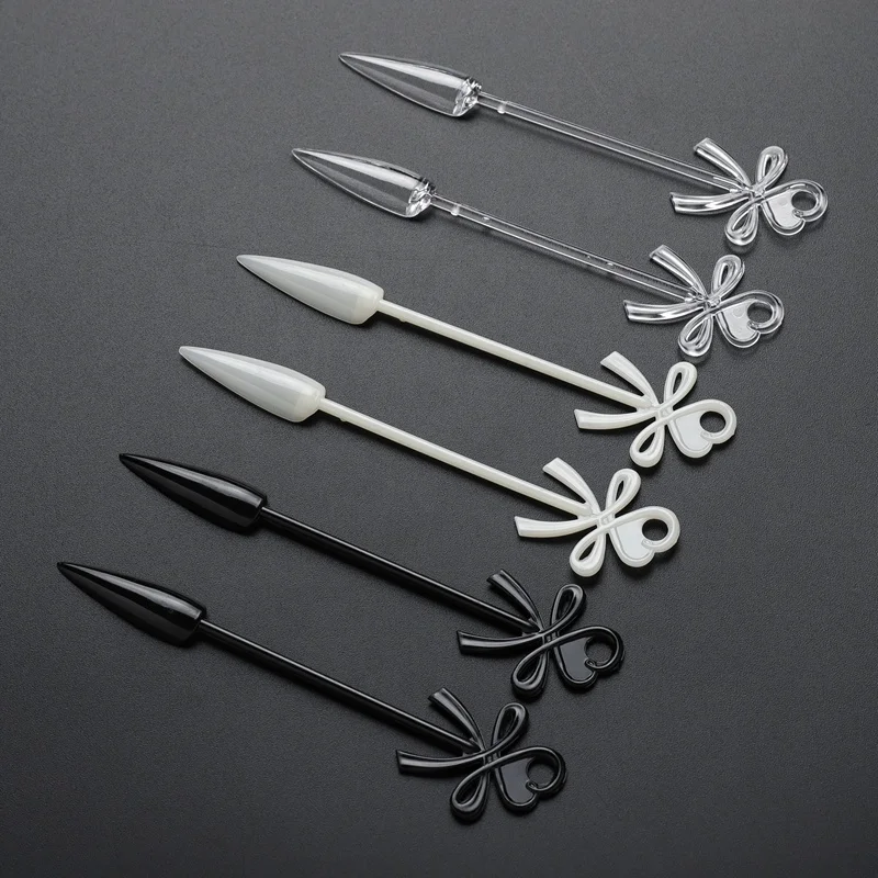 Bowknot Rosette Nail Polish Swatches Practice Sticks Stiletto Nail Design Display Tips, Transparent, natural, black
Bowknot Rosette Nail Polish Swatches Practice Sticks Stiletto Nail Design Display Tips, Transparent, natural, black