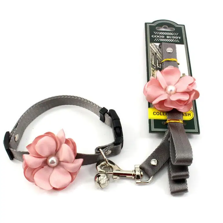 Flower Pearl Decoration Eco-friendly Customized Designer Dog Training Collar Nylon Dog Collar And Leash
Flower Pearl Decoration Eco-friendly Customized Designer Dog Training Collar Nylon Dog Collar And Leash
