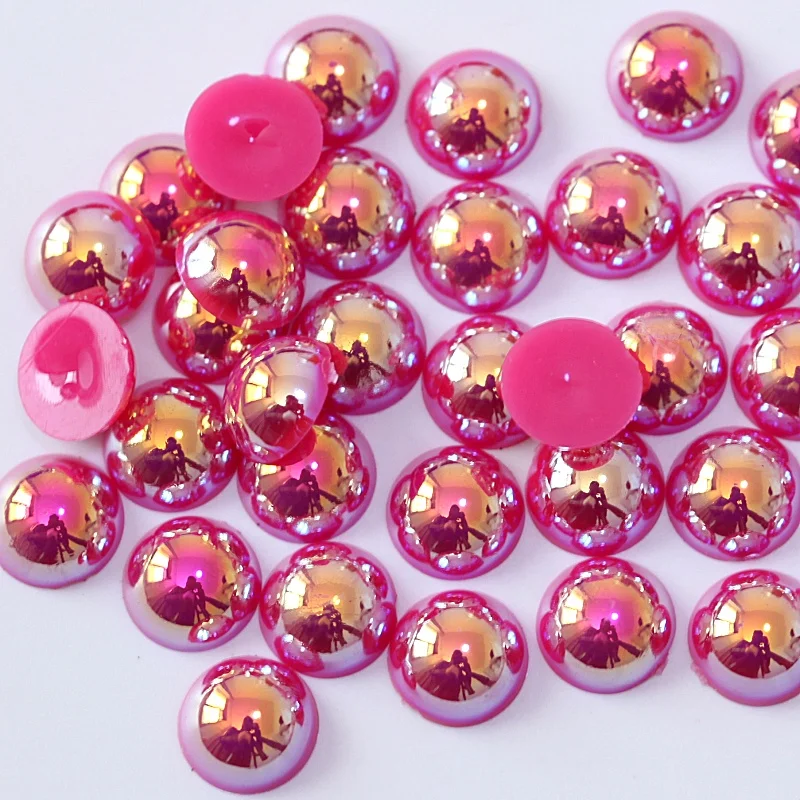 OLeeya AB Colors ABS Imitation Half Cut Pearls Loose Plastic Semi Round Pearls for Hair Accessories
OLeeya AB Colors ABS Imitation Half Cut Pearls Loose Plastic Semi Round Pearls for Hair Accessories