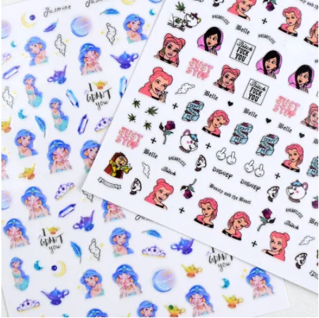 1pcs Disney Cartoon Character Snow White Bell Princess Frozen nail art sticker for nail art decoration
1pcs Disney Cartoon Character Snow White Bell Princess Frozen nail art sticker for nail art decoration