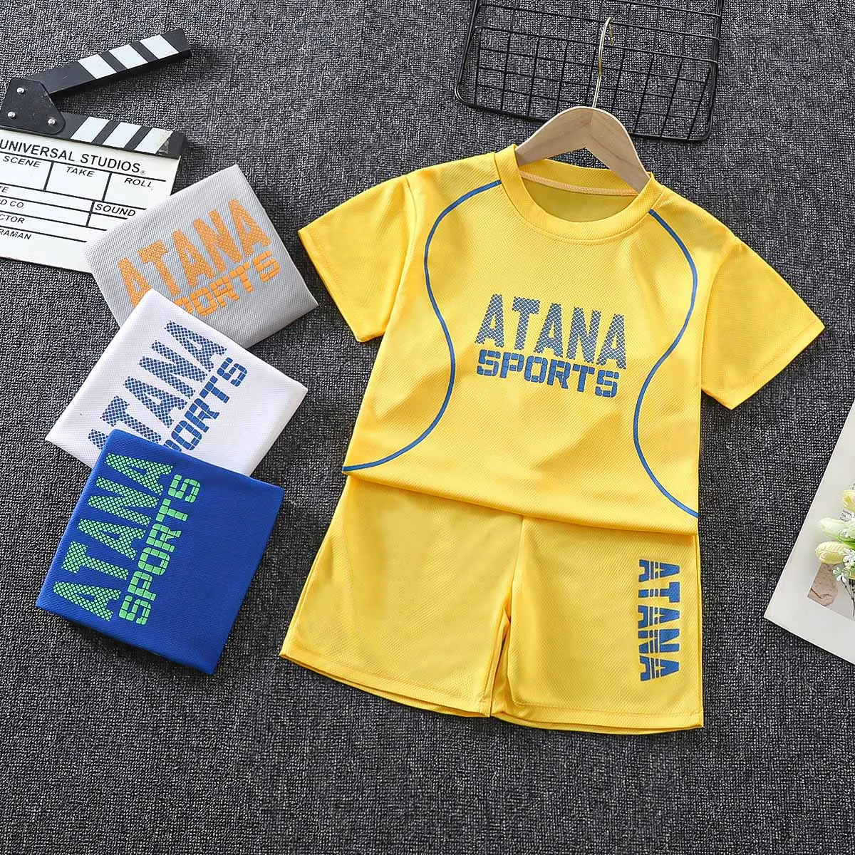 Suwinner Kids Quick Dry Active Sport Short Sleeve Breathable T-Shirt Tee And Pant , Dry-Fit Moisture Short-Sleeve Kids Outfit
Suwinner Kids Quick Dry Active Sport Short Sleeve Breathable T-Shirt Tee And Pant , Dry-Fit Moisture Short-Sleeve Kids Outfit