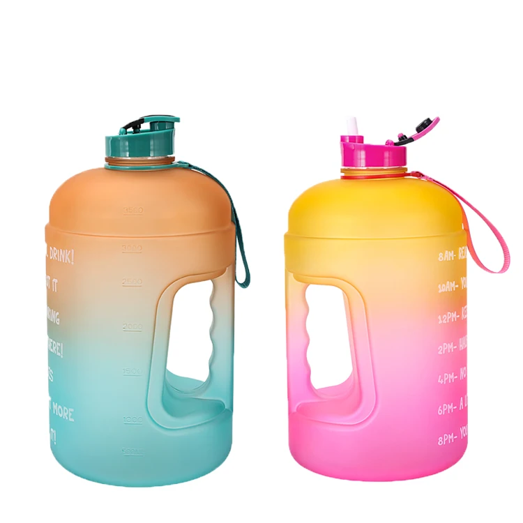 gallon Large Capacity motivational Water Bottle PETG Plastic Time Marker Fitness for GYM custom packing, Customized color
gallon Large Capacity motivational Water Bottle PETG Plastic Time Marker Fitness for GYM custom packing, Customized color