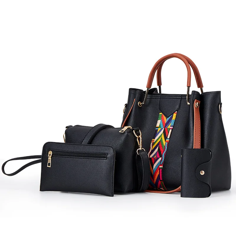 4pcs in One PU Handbag Guitar Straps Composite Bag Set Women Purse with Crossbody Bag Coin Case Inside DOMIL1061730
4pcs in One PU Handbag Guitar Straps Composite Bag Set Women Purse with Crossbody Bag Coin Case Inside DOMIL1061730