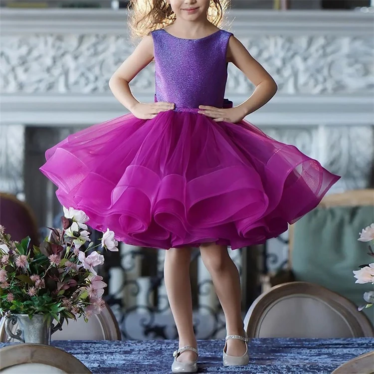High-end Custom Design Children's Front Short Back Long Skirt Mesh Hot pink Evening Dress Girls Party Dress
High-end Custom Design Children's Front Short Back Long Skirt Mesh Hot pink Evening Dress Girls Party Dress