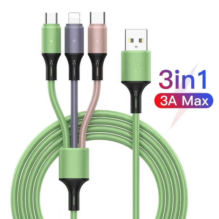 120cm 3 in 1 USB Charge Cable for iPhone 3A Micro USB Type C Cable 3in1 2in1 Portable Charging Cable For iPhone X 8 Samsung S9
120cm 3 in 1 USB Charge Cable for iPhone 3A Micro USB Type C Cable 3in1 2in1 Portable Charging Cable For iPhone X 8 Samsung S9