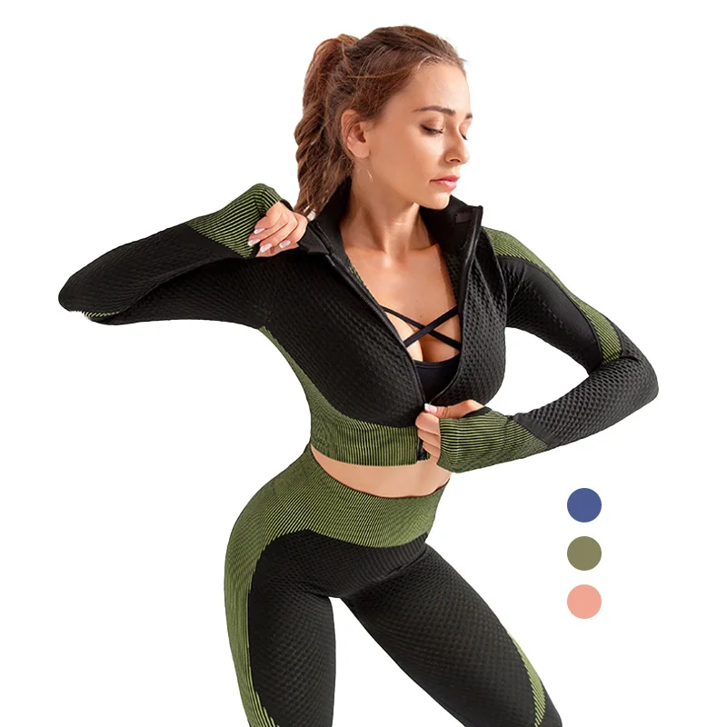 Custom Logo Sport Logo Two Piece Printed Fitness Women Active Wear 2021 Seamless Yoga Set, Customized colors
Custom Logo Sport Logo Two Piece Printed Fitness Women Active Wear 2021 Seamless Yoga Set, Customized colors