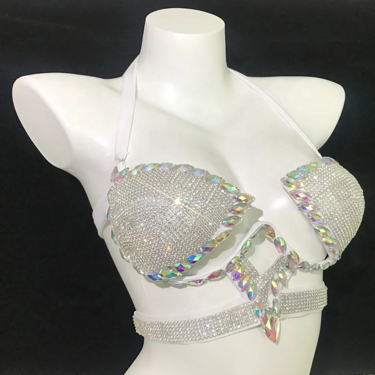 Wholesale women swimwear festival outfit bikini wear bling carnival costumes sexy crystal bra, As the picture
Wholesale women swimwear festival outfit bikini wear bling carnival costumes sexy crystal bra, As the picture