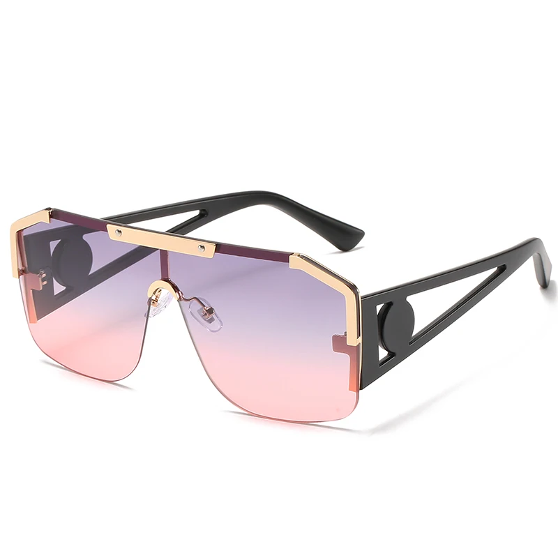 Vintage Oversized Square Women Sunglasses Half Frame Sun Glasses Designer Metal Sun Glasses
Vintage Oversized Square Women Sunglasses Half Frame Sun Glasses Designer Metal Sun Glasses